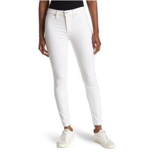 Hudson Jeans | Blair High Rise Super Skinny Ankle, White, Size 24
